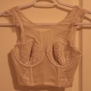 Victoria's Secret Light Peach/Cream Bustier